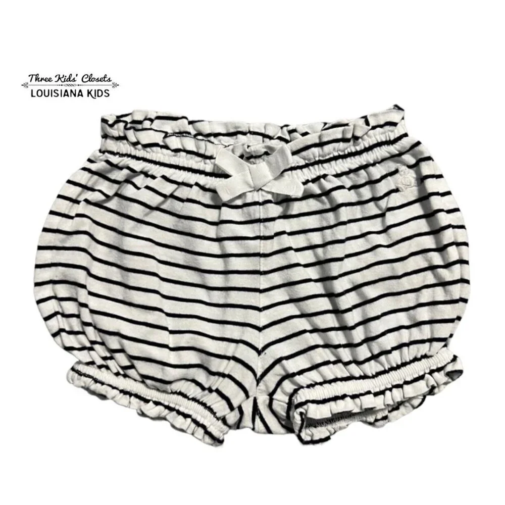 Baby Gap 12-18m Navy Striped Bubble Shorts Bloomers